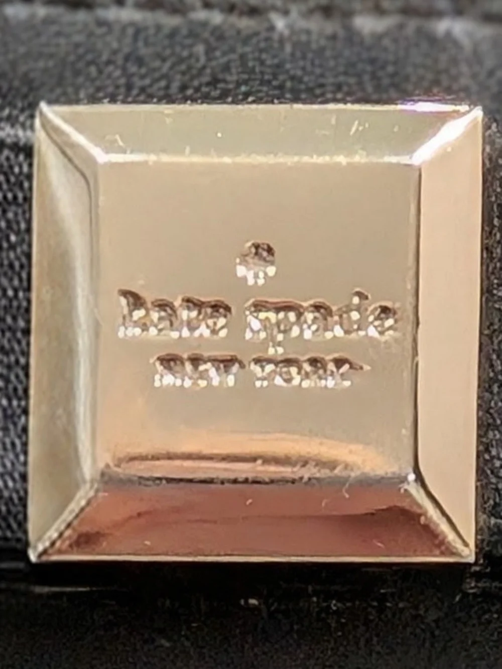 kate spade Black Bow Leather Wallet